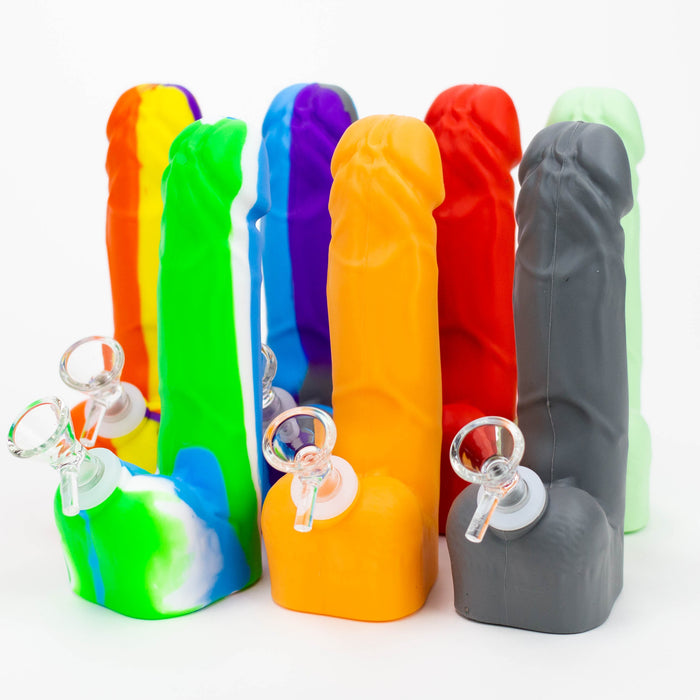 7" Silicone Penis Shape Bong [7050155B]