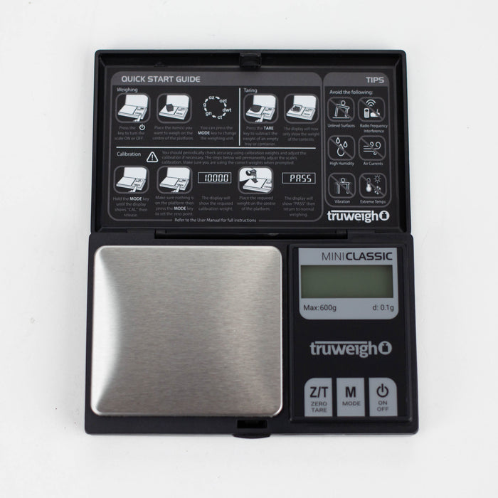 Truweigh | Mini Classic Scale - 600g x 0.1g - Black