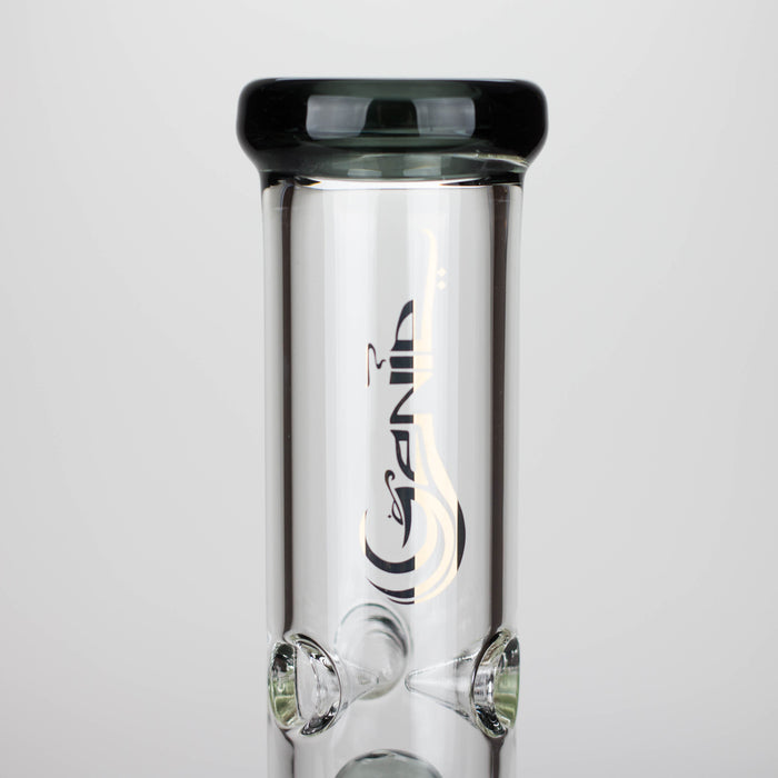 Genie | 12" Genie-Tree arms color accented glass water bong [NS104]