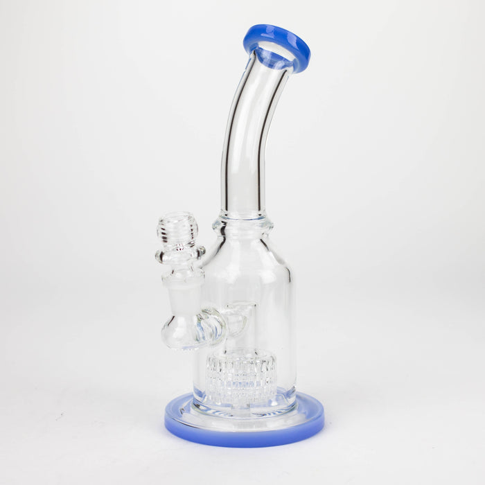 9" bent neck bubbler with tier diffuser [Color Assorted]