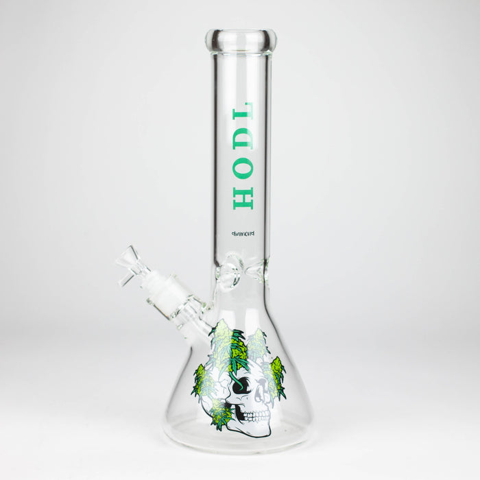 diamond | 14" Crypto Beaker Glass water Bong