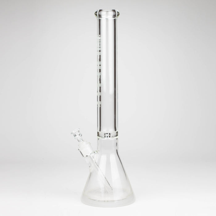 Castle Glassworks | 18" Etched Logo Beaker Bong [CE-101]