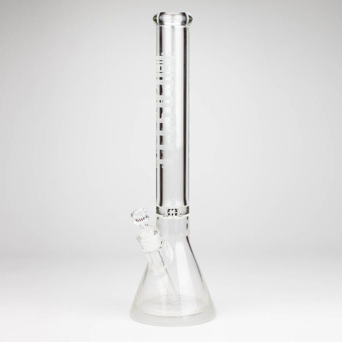 Castle Glassworks | 18" Etched Logo Beaker Bong [CE-101]