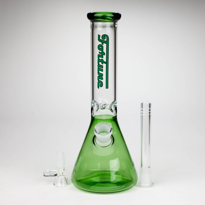 Fortune | 10" 4mm Color Beaker bong [103804]