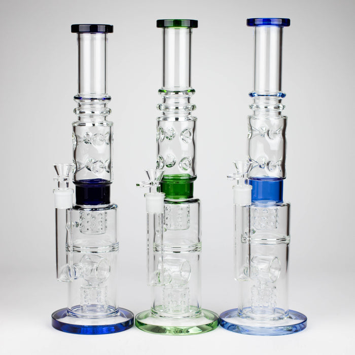 Fortune | 18" Straight Glass Bong [Bong 005]