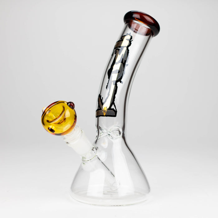 Kush | 9" Bent neck glass bong [AK2010]