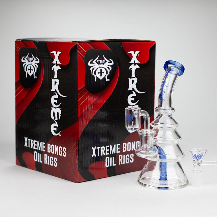 Xtreme | 7" Glass 2-in-1 bubbler [DCK009]