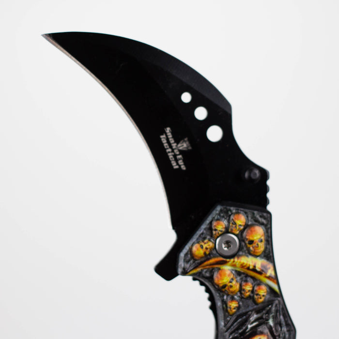 Snake Eye | Skull Design folding Karambit 3 " Blade [SE-12990]