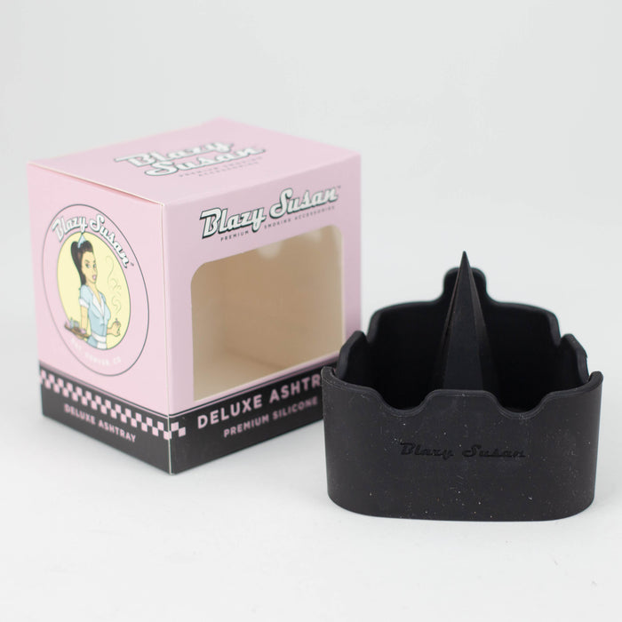 Blazy Susan | Deluxe Silicone Ashtray / Bowl Cleaner-Black