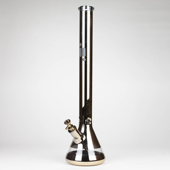 Infyniti | 24"metallic  7mm glass water bong [GP1775]