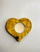 Olive wood Heart candle holder_3