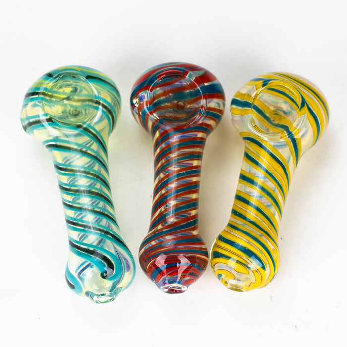 3.5" softglass hand pipe Pack of 2 [11586]