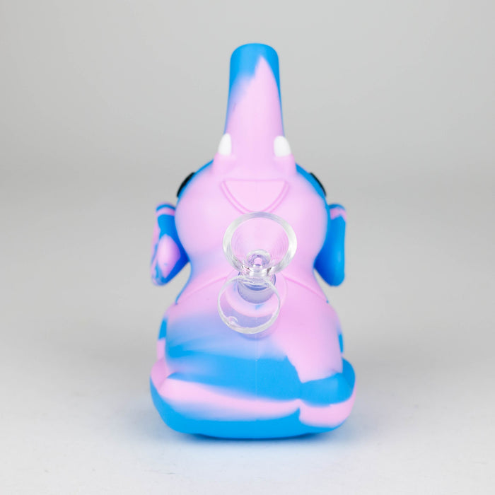 6" Elephant Silicon Bong-Assorted [BG104]