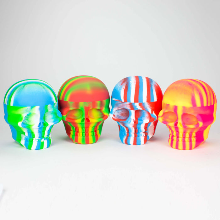 Skull Silicone Stash JAR - 500ml - Assorted