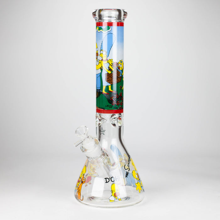 14" Cartoon 9 mm glass bong [PIP789]