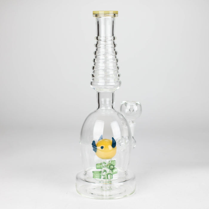 12" Fancy glass water bong