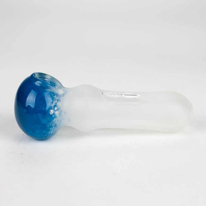 4" Frost soft glass hand pipe Pack of 2