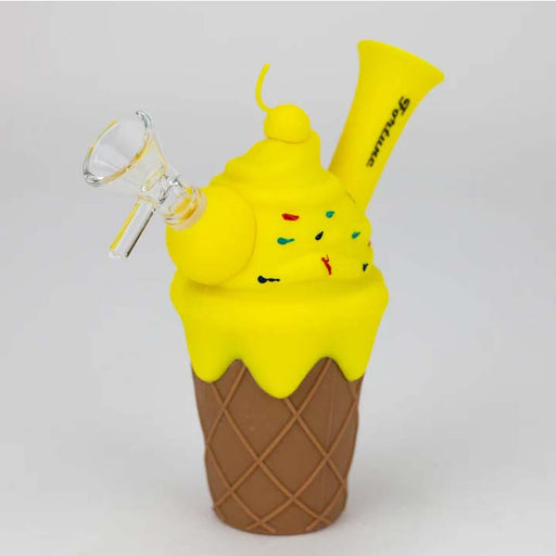 5.5" Silicone Ice Cream Water Pipe-Assorted Color_1