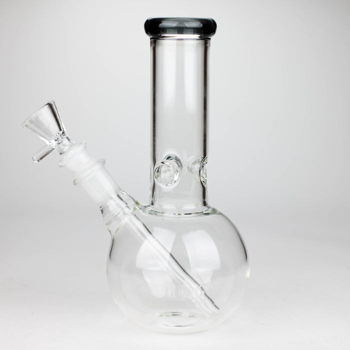 9" Round base glass bong