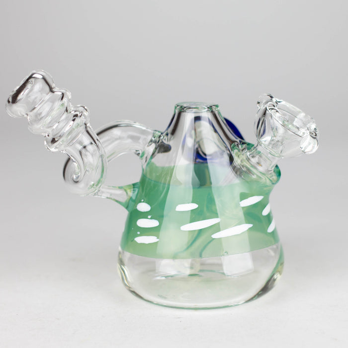 4" Cone bubbler with eye decoration-Assorted