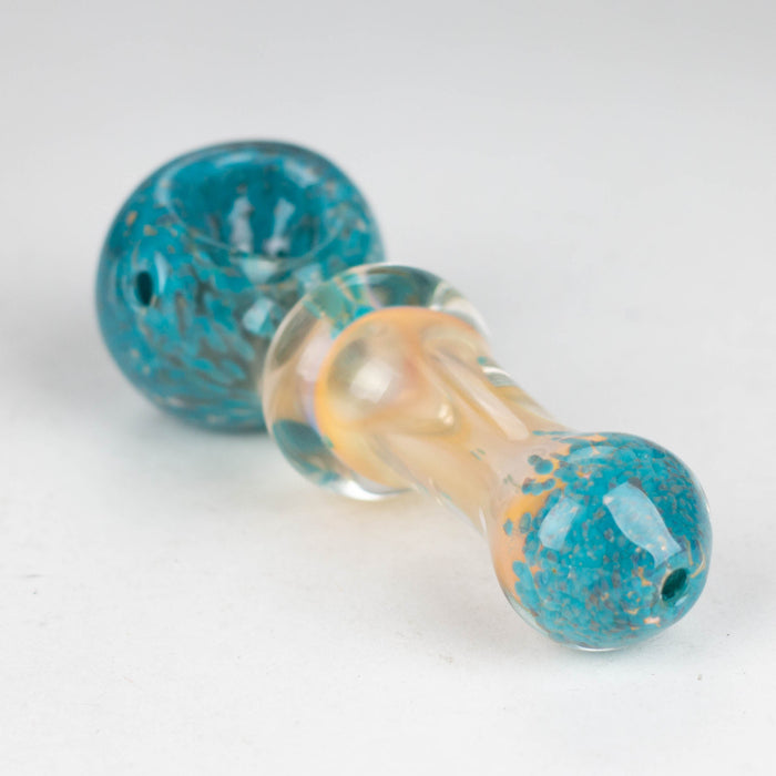 5”Gold Fumed Hand Pipe Pack of 2 [BZS-0092]