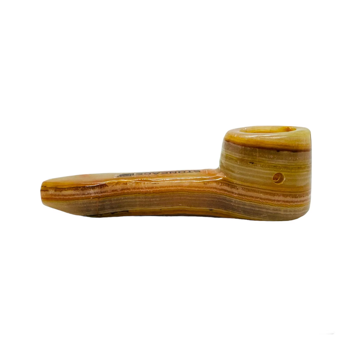 StoneAge 4" Handmade Tobacco Smoking Pipe – Model: Fish, Includes Gift Box_4