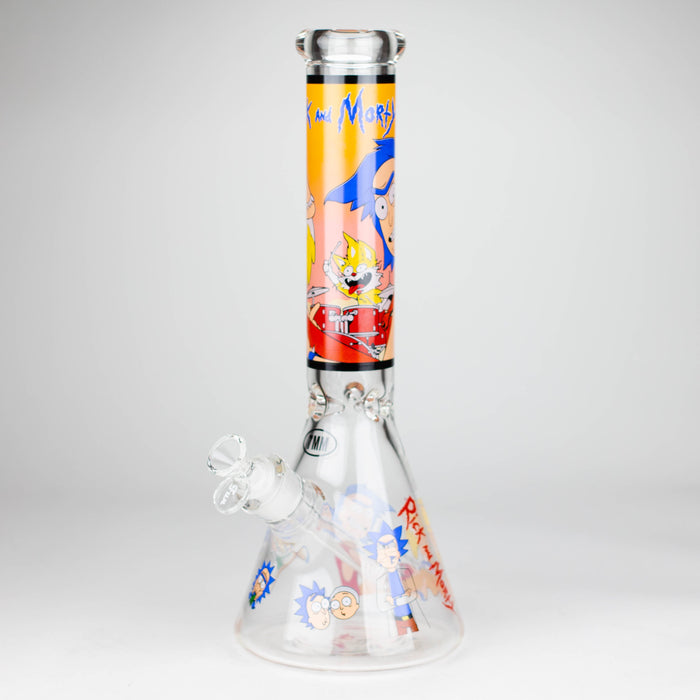 14" 7mm Cartoon Design Beaker