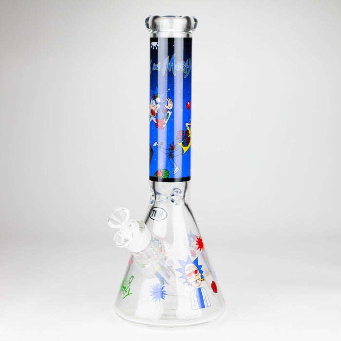 14" 7mm Cartoon Design Beaker