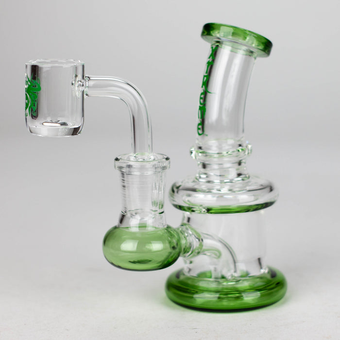 Xtreme | 4.5" Oil Rig with quartz banger [R027]