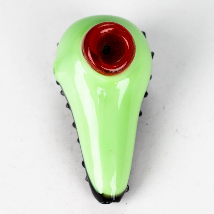 4" Guava thick glass pipe [XTR1057]