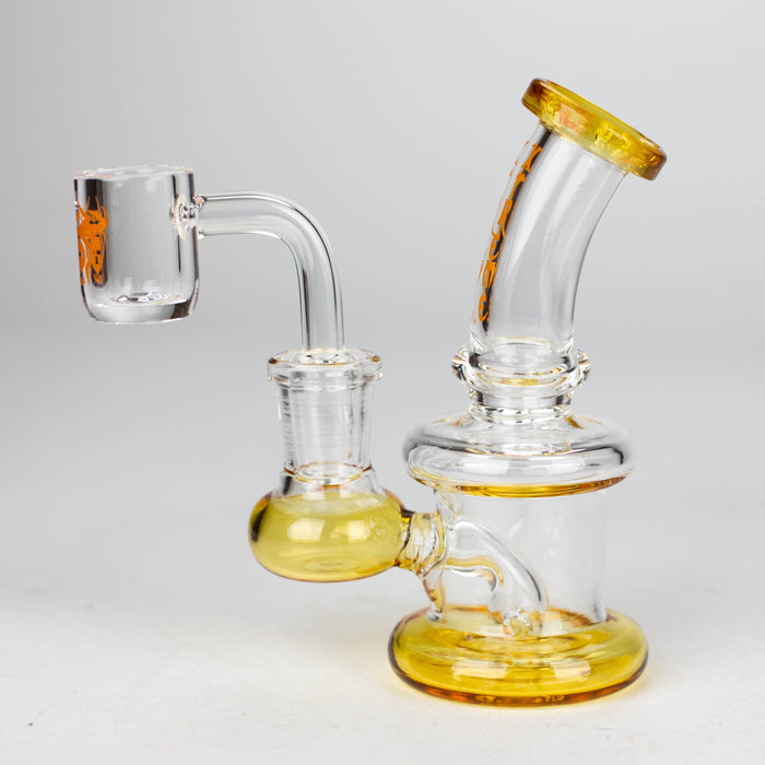 Xtreme | 4.5" Oil Rig with quartz banger [R027]