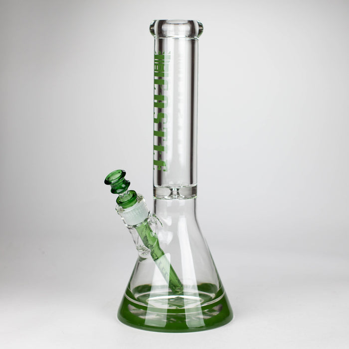 Castle Glassworks | 14" Color Logo Beaker Bong [C-005]