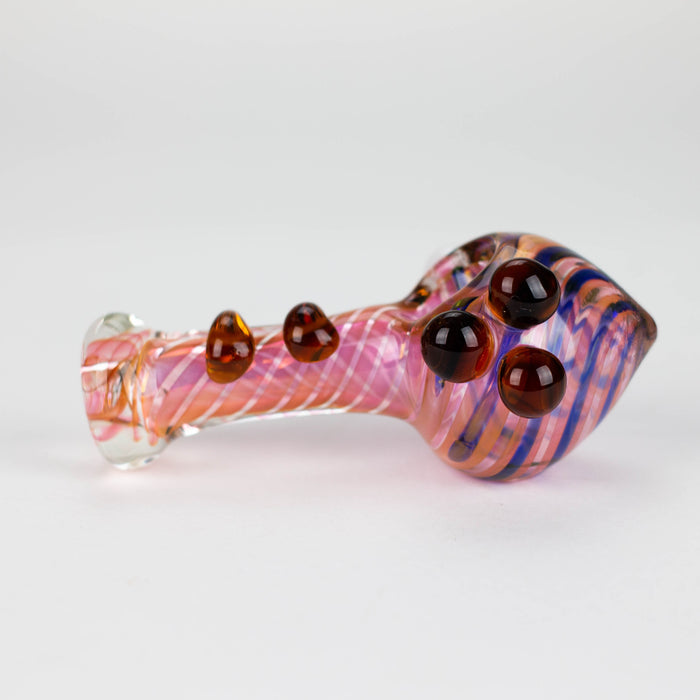 4.5" Gold Fumed Hand Pipe Pack of 2