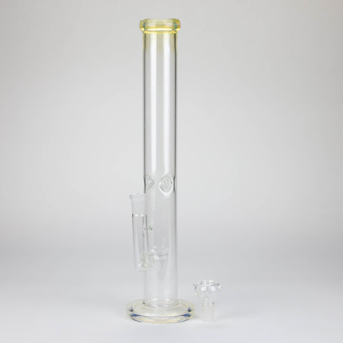 16"  straight glass tube water bong