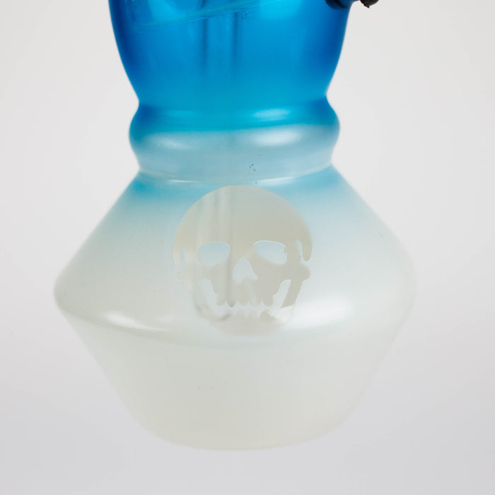 6" SKull frosted oilburner water pipe