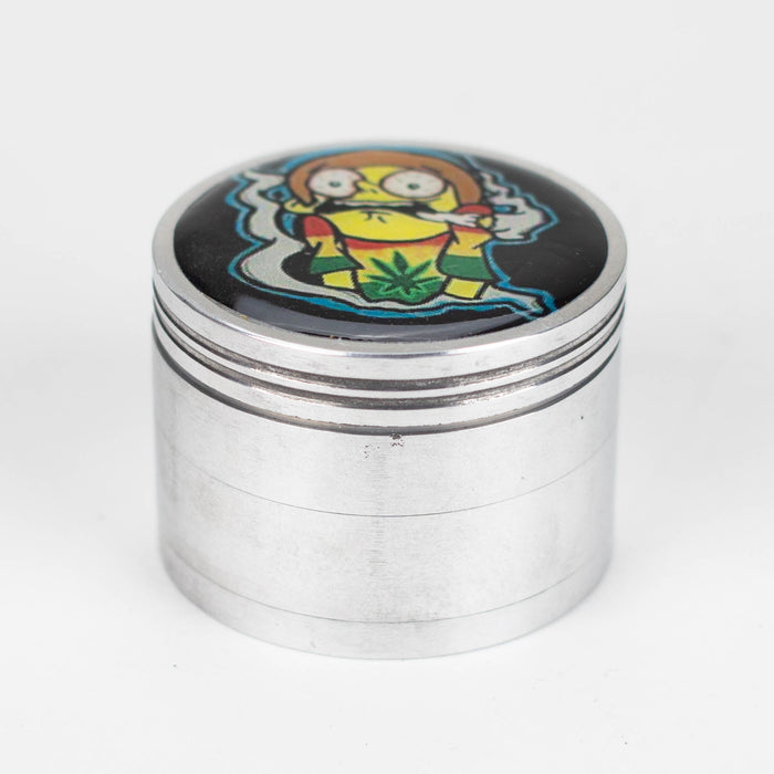 63mm Cartoon design 4 parts aluminium grinder-Assorted