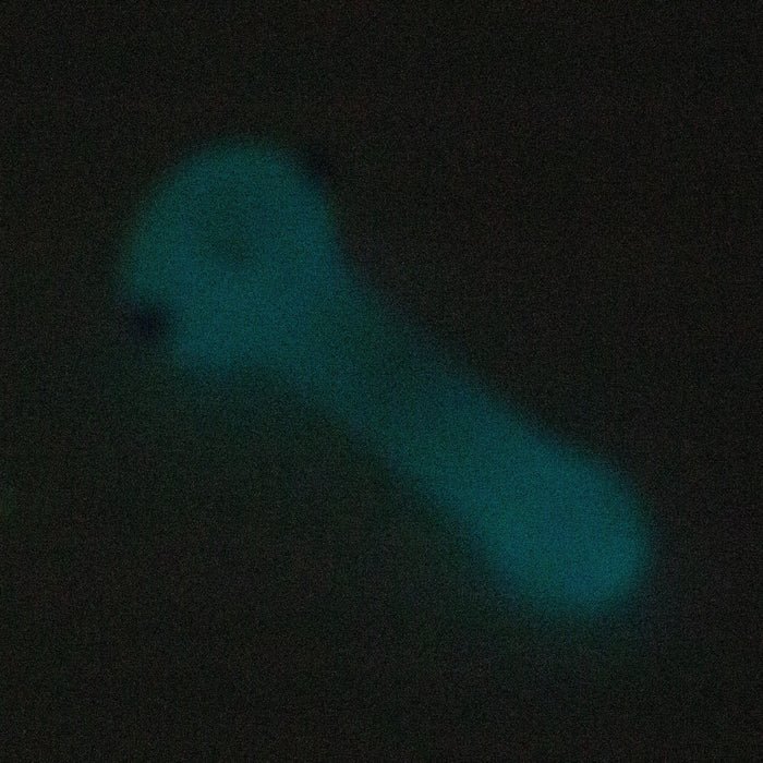 5" soft glass glow in the dark hand pipe Pack of 2