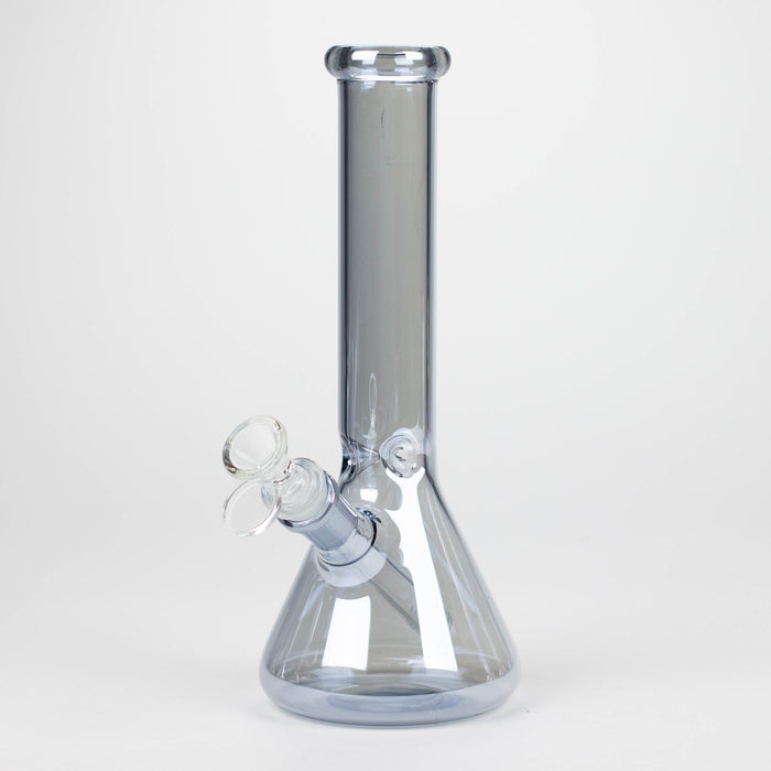 10" Solid Color Eletroplate Glass Beaker Bong