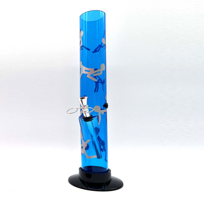 12" Acrylic Water Pipe Bong  FAP-1 ( PIP278 )