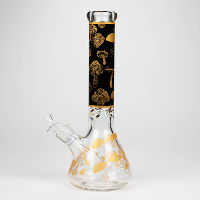 14" Mushroom 9mm glass water bong [GBT2303]