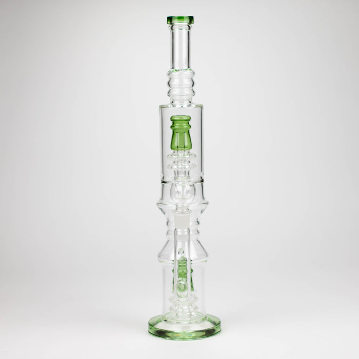 18" Glass water bong with Percolator and Diffuser