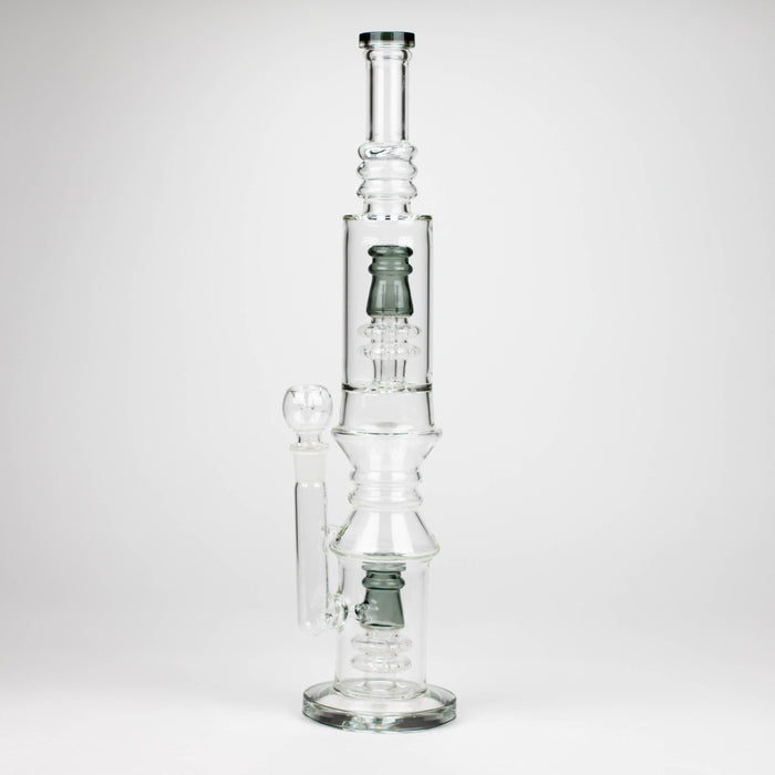 18" Glass water bong with Percolator and Diffuser