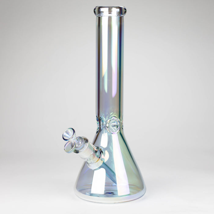 Infyniti | 13.5" Electroplate tube glass water bong [GP2012]