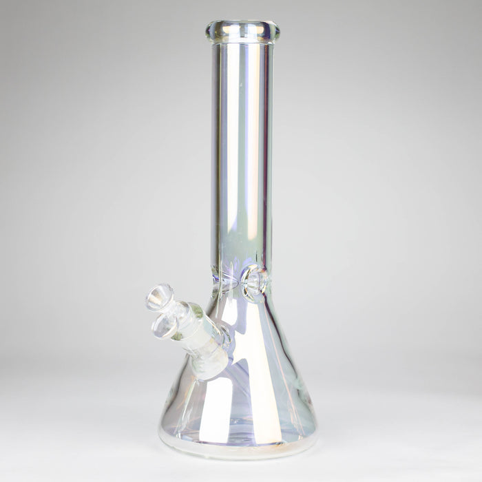 Infyniti | 13.5" Electroplate tube glass water bong [GP2012]