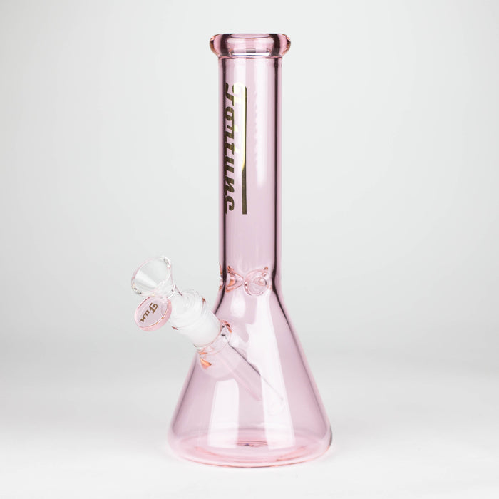 Fortune | 10" 4mm Coloured Glass Bong Assorted Colour