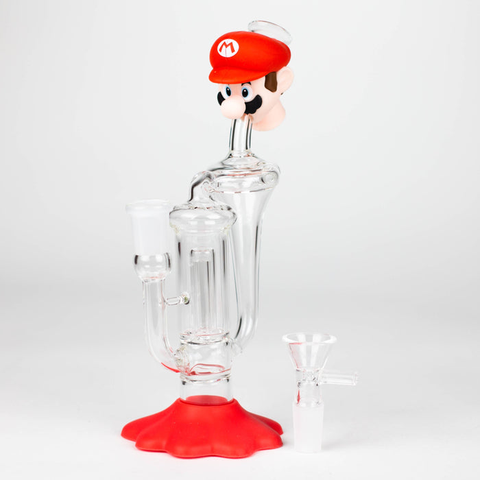 7.9" Game Character Functional Glass Water pipe