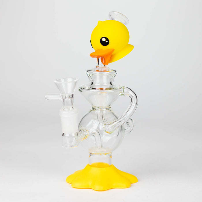 7.5"Duck Functional Glass Water pipe