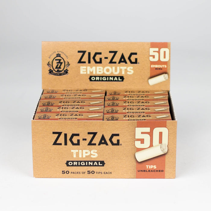 ZIG-ZAG | Unbleached Original Tips box of 50