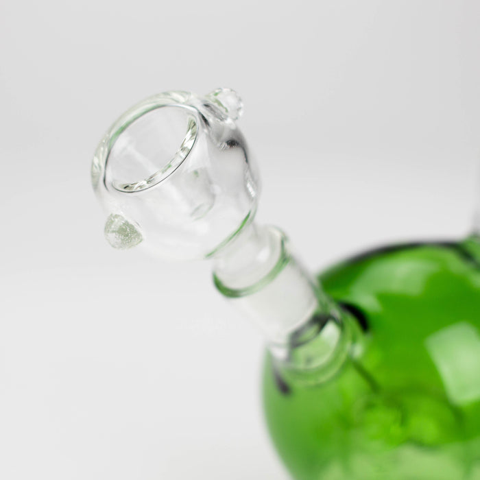 6" Apple glass water bong