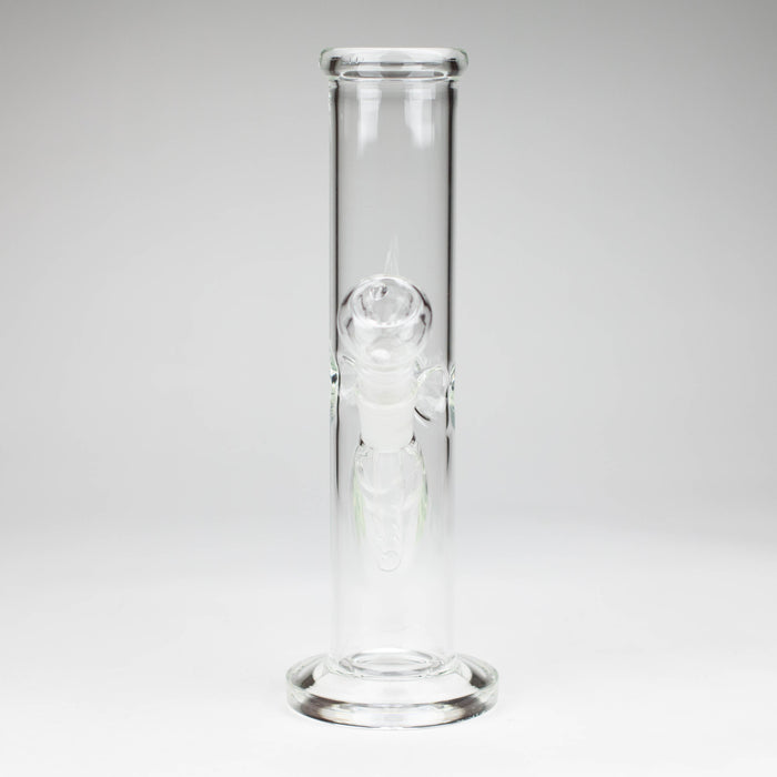 10" Straight tube glass water bong